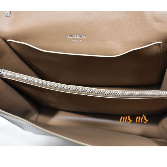 NWT BURBERRY Medium Alice TB White goat skin Leather  NWT BURBERRY Alice White goat skin Shoulder Bag